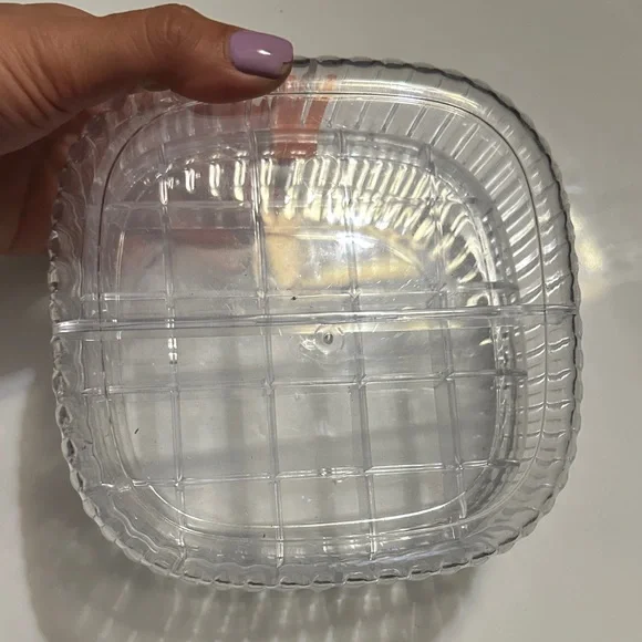 Clear Storage Container with Orange Handle - Picture 3 of 13